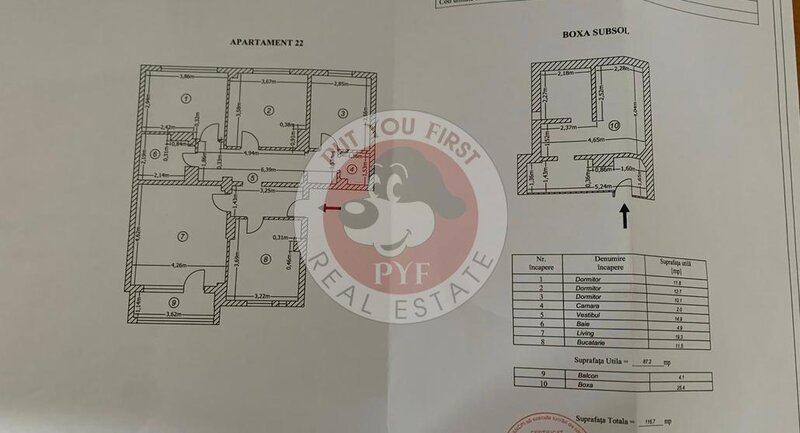 Pantelimon | Apartament 4 camere | 92mp | Decomandat | B9710